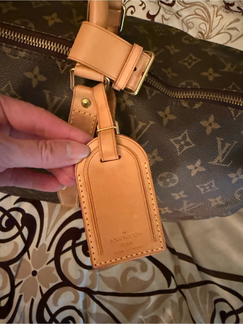 Louis Vuitton Keepall 45 *RARE* w/keys & lock made in France CLEAN
